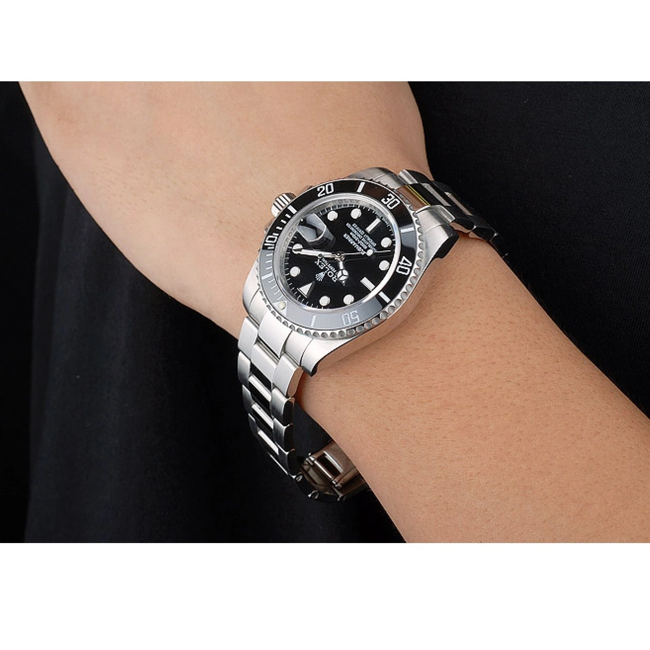 Good copy rolex watches Dial 98235 Rolex Ceramic Bezel Black Submariner Black 0628